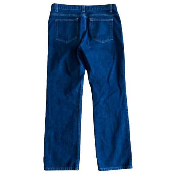 The Limited Medium to Dark Wash 100% Cotton Bootleg Jeans Size 12 - Picture 2 of 3